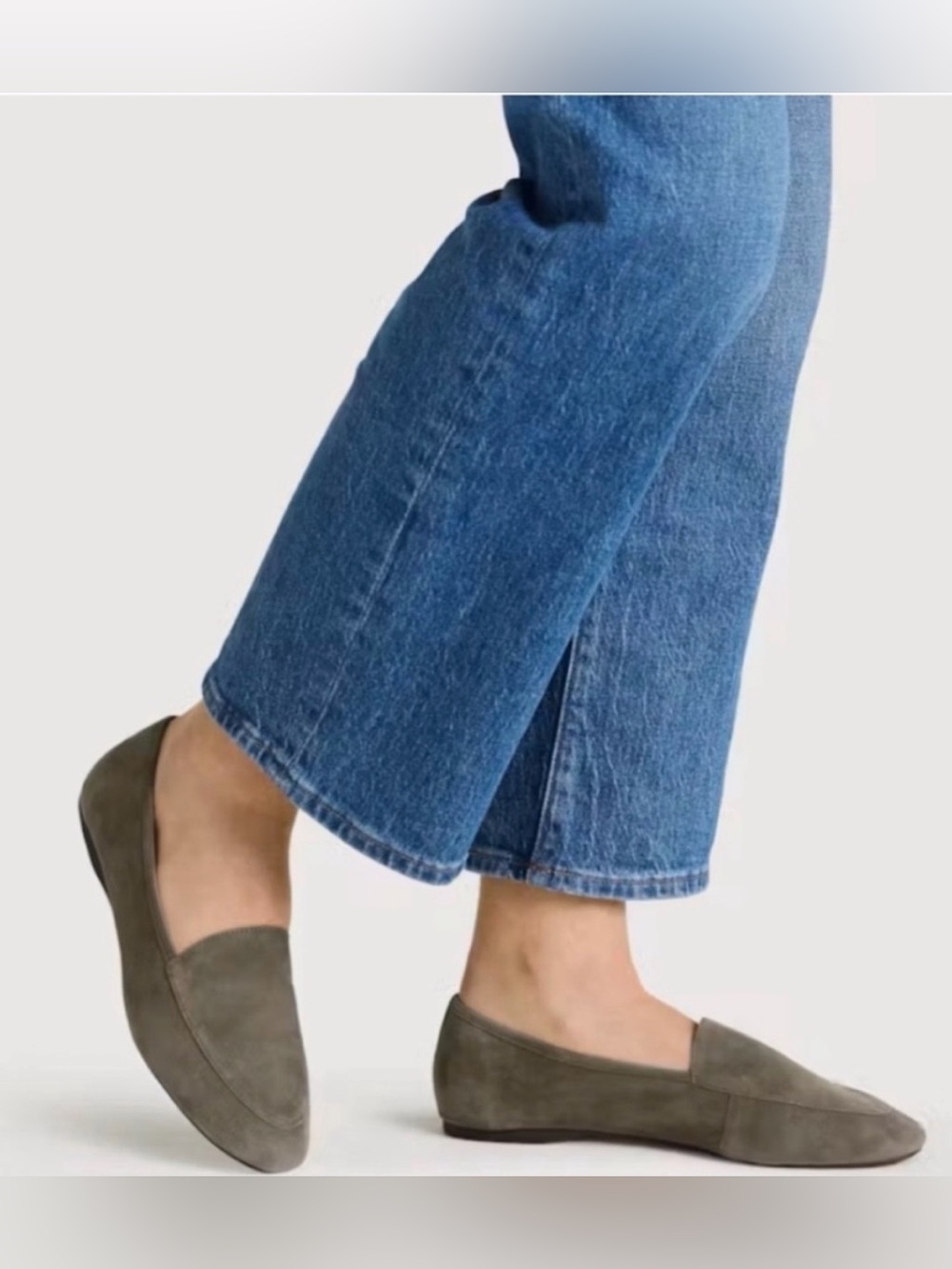 Birdies Olive The Vesper Suede Slip-On Loafers